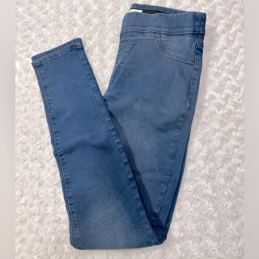 Old Navy Super Skinny Elastic Waist Mid‎ Rise Lite Blue Jegging